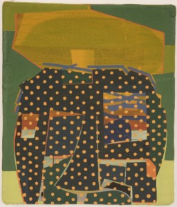 Tom Burckhardt, Pointal Interference, 2011. Oil paint on cast plastic, 14-1/2 x 11-1/4 inches. Courtesy of Pierogi 2000