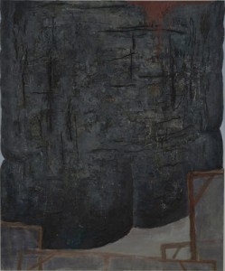 Brenda Goodman, Self-Portrait 18 2005 oil on wood, 72 x 60 inches (diptych)