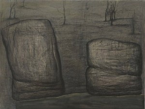 Brenda Goodman, Self-Portrait 38 2006 graphite, pastel, colored pencil on paper, 38 x 50 inches