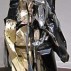 John Chamberlain, Remnant Gardens 1986. Enamel on chromium-plated steel, 108 x 60 x 40 inches. Courtesy L & M Arts.