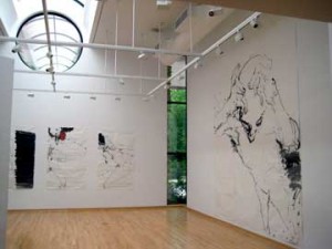 installation shot of the exhibition under review