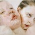 Jenny Saville. Hyphen, 1999. Oil on canvas, 108 x 144 in. Private Collection, Courtesy of Gagosian Gallery.