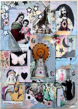 Joe Brainard, Untitled (Madonna) 1969 Mixed media collage 14 x 11 inches