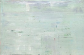 Gerhard Richter, Abstract Painting (911-3) 2009. Oil on canvas, 78-3/4 X 118-1/8 inches. Courtesy of Marian Goodman Gallery, New York.