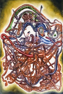 Steve DiBenedetto, Untitled 2008. Oil on canvas, 36 x 24 inches