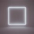 Doug Wheeler, Untitled 1969. Acrylic, neon tubing, and wood, 91-1/2 x 91-1/2 x 7-1/2 inches. David Zwirner Gallery