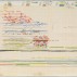 Iannis Xenakis, Study for Metastaseis 1954. Ink on paper, 9-1/2 x 12-1/2 inches. Iannis Xenakis Archives, Bibliothèque nationale de France, Paris
