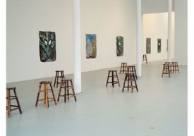 installation shot of the exhibition under review