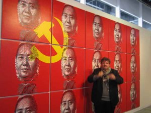 Berlin’s Michael Schultz with Zou Cao’s, Chairman Mao, 2010.