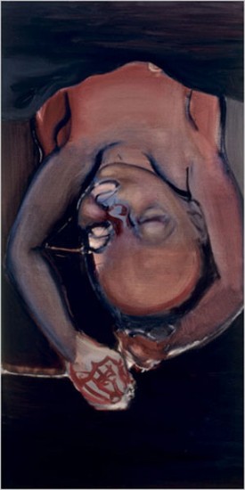Marlene Dumas, Reinhardt's Daughter, 1994. oil on canvas, 78 3/4 x 39 3/8 inches. Courtesy of David Zwirner Gallery
