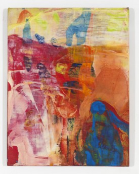 Bill Jensen, Images of a Floating World (Passare), 2009. Oil on linen, 26 x 20 inches. Courtesy Cheim & Read, New York