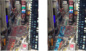 Aerial View from 47th to 45th Street. Courtesy DOT