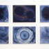 Dorothea Rockburne, Universe Series, 1994-99. Raw pigment, acrylic medium and charcoal on watercolor paper, mounted on ragboard, six panels, each 22 x 30 inches. Images courtesy of New York Studio School.