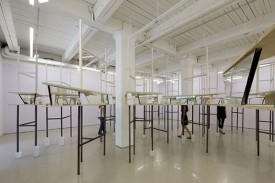 installation shot of Heather Rowe: Trouble Everyday at D’Amelio Terras, May 8 - June 19, 2010