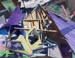 Medrie MacPhee, Float, 2009. Oil on canvas, 60 x 78 inches. Courtesy of Van Lintel Gallery, New York.