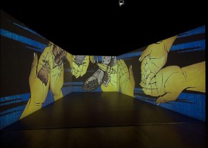 Tabaimo, Public Convenience, 2006, video installation, dimensions variable