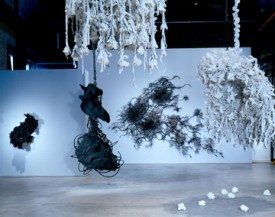 Petah Coyne, installation shot, Sculpture Center, Long Island City