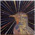 Fred Tomaselli Lark, 2006, mixed media, acrylic and resin on wood panel, 18 x 18 inches, Courtesy James Cohan Gallery;