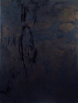 Bill Jensen, Ashes, 2004-6, oil on linen, 49 x 38 inches