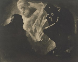 Edward Steichen, Rodin?The Thinker, 1902. Gum bichromate print,15-1/2 x 19 inches. The Metropolitan Museum of Art, Gilman Collection, Purchase, Harriette and Noel Levine Gift, 2005 (2005.100.289)