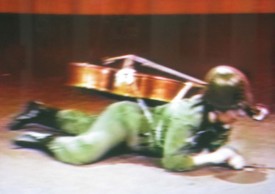 Charlotte Moorman, New Television Workshop Performance, 1971. Video