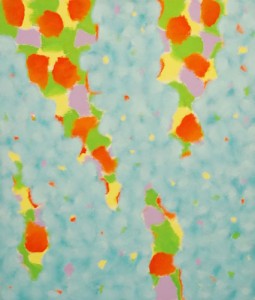 Gershon Iskowitz, Blue Red D, 1980. Oil on canvas, 50 x 45 inches. Courtesy of Horton Gallery