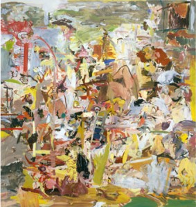 Cecily Brown, Thanks, Roody Hooster, 2004, Oil on linen, 103 x 97 Inches