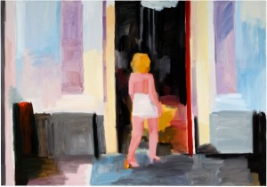 Joa Baldinger, I Want To Talk About You, 2010. Four oil on linen panels, 74 x 106 inches each (fourth of four panels). The Ayn Foundation