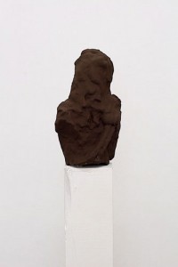 Brion Nuda Rosch, Unknown Accomplishment Unknown Hero, 2010. Acrylic on plaster, approx. 9 x 3 x 3 inches. Courtesy of DCKT