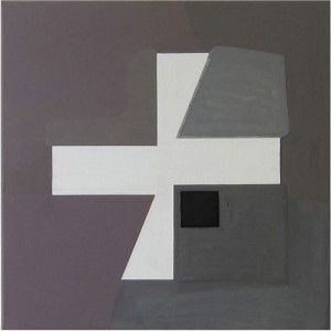 Gary Stephan, Untitled, 2007. Acrylic on canvas, 20 x 20 inches. Courtesy devening projects + editions