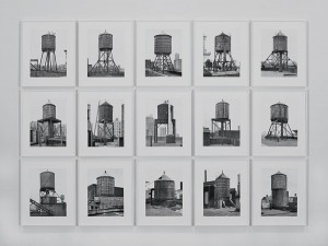 Bernd and Hilla Becher, New York Water Towers, 1988. 15 black and white photographs. Courtesy Museo Nacional Centro de Arte Reina Sofía (Madrid).