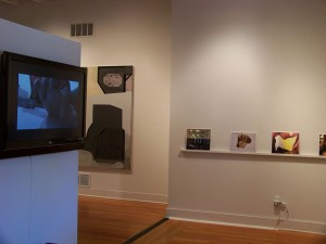 installation shot of Gary Stephan: "Paintings And" at The Kleinert James Art Center, Woodstock, NY, Summer 2010. Photo: Heather Hutchison