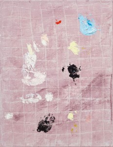 Alex Olson, Plot, 2010. Oil on linen, 18 x 14 inches inches. Courtesy of Lisa Cooley