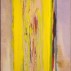Frank Bowling, 13th Hour, 1976. Acrylic on canvas, 68 x 42 inches. Courtesy of Spanierman Modern