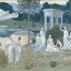 Pierre Puvis de Chavannes, The Sacred Grove, Beloved of the Arts and Muses, ca.1884-9. Oil on canvas, 36-1/2 x 91 inches. Art Institute of Chicago. ABP 304