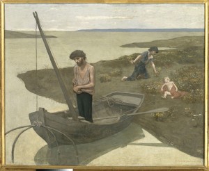 Pierre Puvis de Chavannes, The Poor Fisherman, 1881. Oil on canvas, 59-7/8 x 74-7/8 inches. Musée d'Orsay. ABP 272