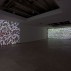 installation shot of Jennifer Steinkampf at Lehmann Maupin, New York City, 2010 with digital animation projections from the Premature series. Courtesy Lehmann Maupin