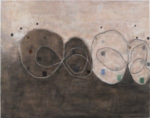 Thomas Nozkowski, Untitled (8-131), 2010. Oil on linen on panel, 22 x 28 inches. The Pace Gallery