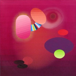 Stephen Mueller, Denton, 2010. Acrylic on canvas, 28 x 28 inches. Courtesy of Lennon, Weinberg, Inc.