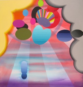 Stephen Mueller, Beppe, 2010. Acrylic on canvas, 50 x 48 inches. Courtesy of Lennon, Weinberg, Inc.