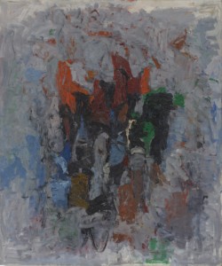 Philip Guston, The Clock, 1956–57.?Oil on canvas, 76 x 64-1/8 inches. The Museum of Modern Art, New York. Gift of Mrs. Bliss Parkinson?© 2010 The Estate of Philip Guston