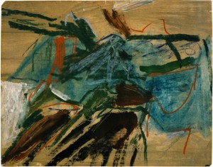 John Chamberlain, Untitled, 1958. Mixed media on paper, 9-1/4 x 11-3/4 inches. Courtesy of Allan Stone Gallery