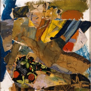 John Chamberlain, Untitled, 1959-60. Mixed media collage, 12 x 12 inches. Courtesy of Allan Stone Gallery