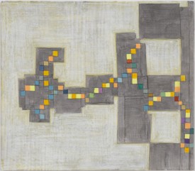 Thomas Nozkowski, Untitled (N-27), 2010. ink, gouache, pencil, colored pencil and oil crayon on paper, 8-5/8 x 9-13/16 inches. The Pace Gallery