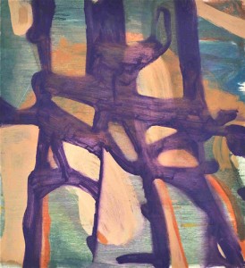 Russell Roberts, On Foot #10, 2007. Oil on panel, 18 x 16 inches. Courtesy of Heskin Contemporary