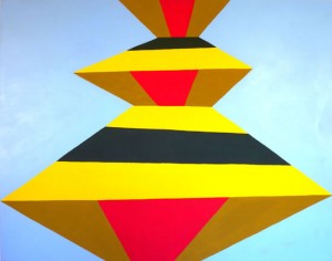 Don Christensen, Tip Top, 2009. Oil on canvas, 55 x 76 inches. Courtesy of Sideshow