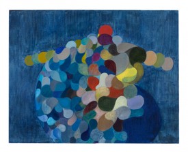 Thomas Nozkowski, Untitled (8-134), 2010 Oil on linen on panel, 22 x 28 inches. The Pace Gallery