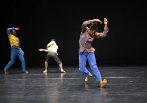 Ralph Lemon's How Can You Stay in the House All Day and Not Go Anywhere? at BAM, October 2010. Photo by Stephanie Berger.