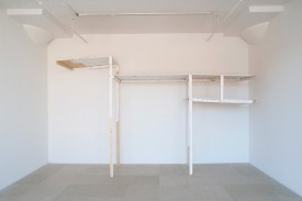 Gedi Sibony, Set Into Motion (Asleep Inside the Wall), 2010. Wood, screws, paint, 106 x 176 x 36-1/2 inches. Courtesy Greene Naftali Gallery, New York. Photo: John Berens