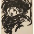 Arthur C. Danto, Child in a Winter Hat, c.1955. Woodcut, 14-1/2 x 19-1/2 inches. Courtesy of the University Museum, Southern Illinois University at Carbondale